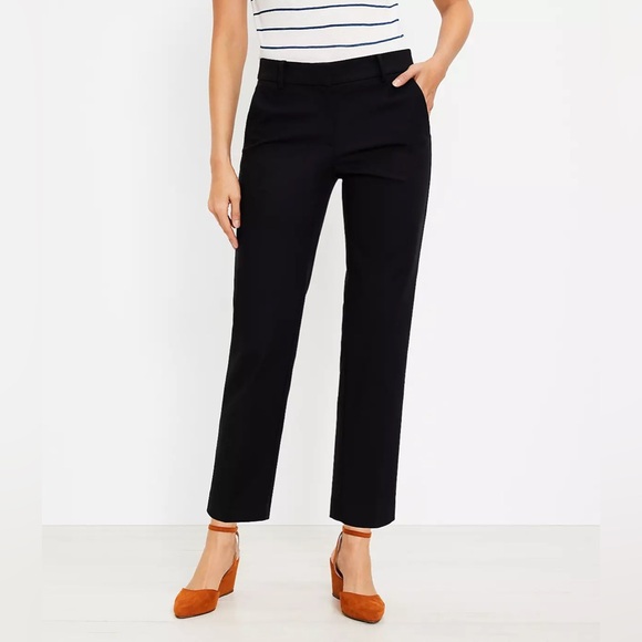 LOFT Pants - LOFT Rivera Slim Pants Women's Black Trousers - Size 10